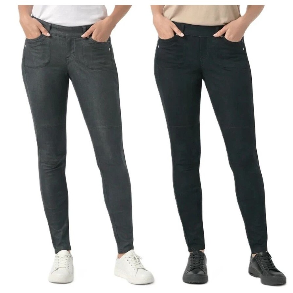 Athleta Bettona Jeggings Womens Small Two-Pair Stretch Skinny Ankle Pant